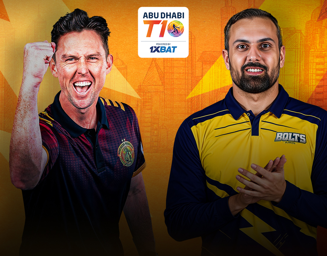 Match 31 of abu dhabi t10 league, 2024: northern warriors vs ajman bolts banner