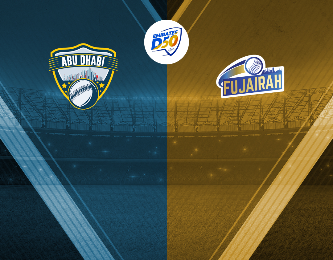 Final of emirates d50, 2024: fujairah vs abu dhabi banner