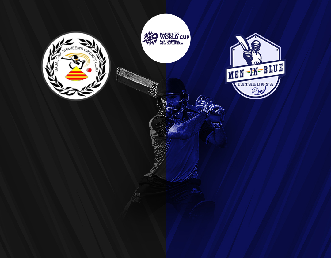 Match 2 of ecs spain, encore, 2024: badalona shaheen vs men in blue banner