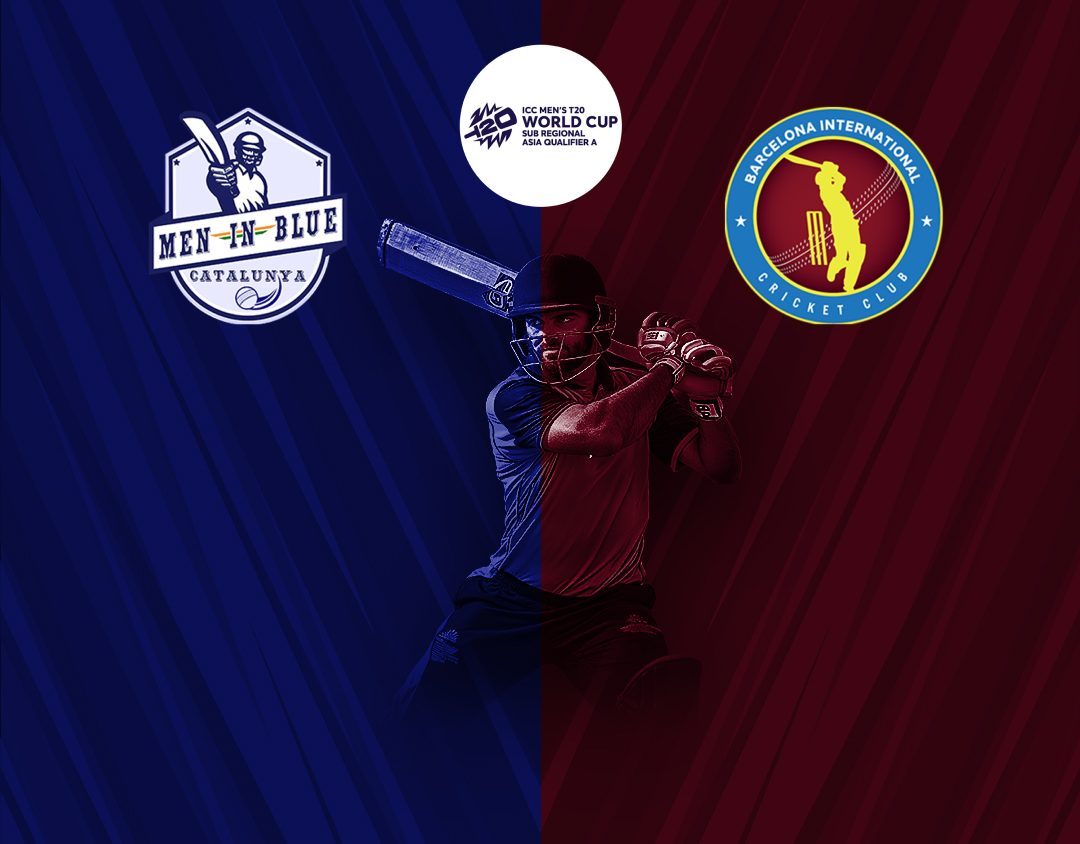 Match 3 of ecs spain, encore, 2024: men in blue vs barcelona international banner