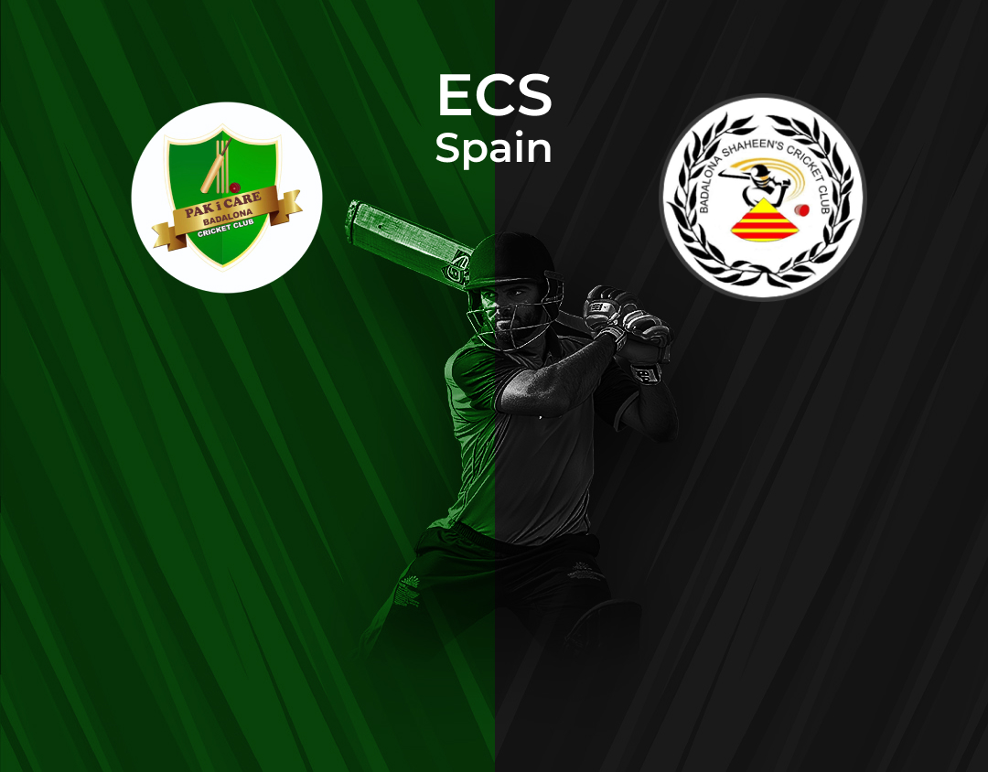 Match 16 of ecs spain, encore, 2024: pak i care badalona vs badalona shaheen banner