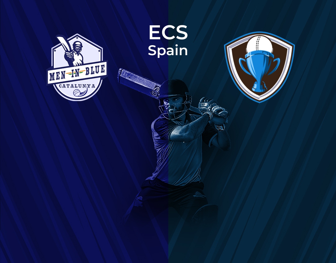 Match 22 of ecs spain, encore, 2024: men in blue vs pak barcelona banner