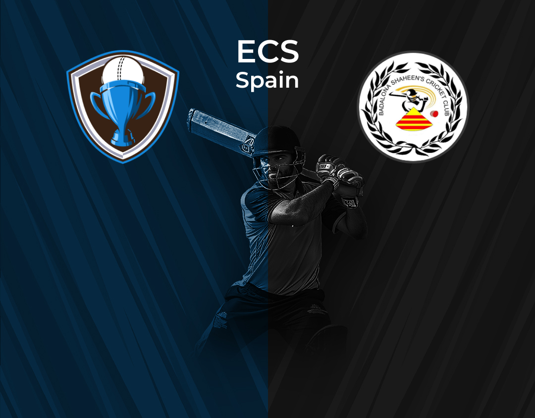 Match 26 of ecs spain, encore, 2024: pak barcelona vs badalona shaheen banner
