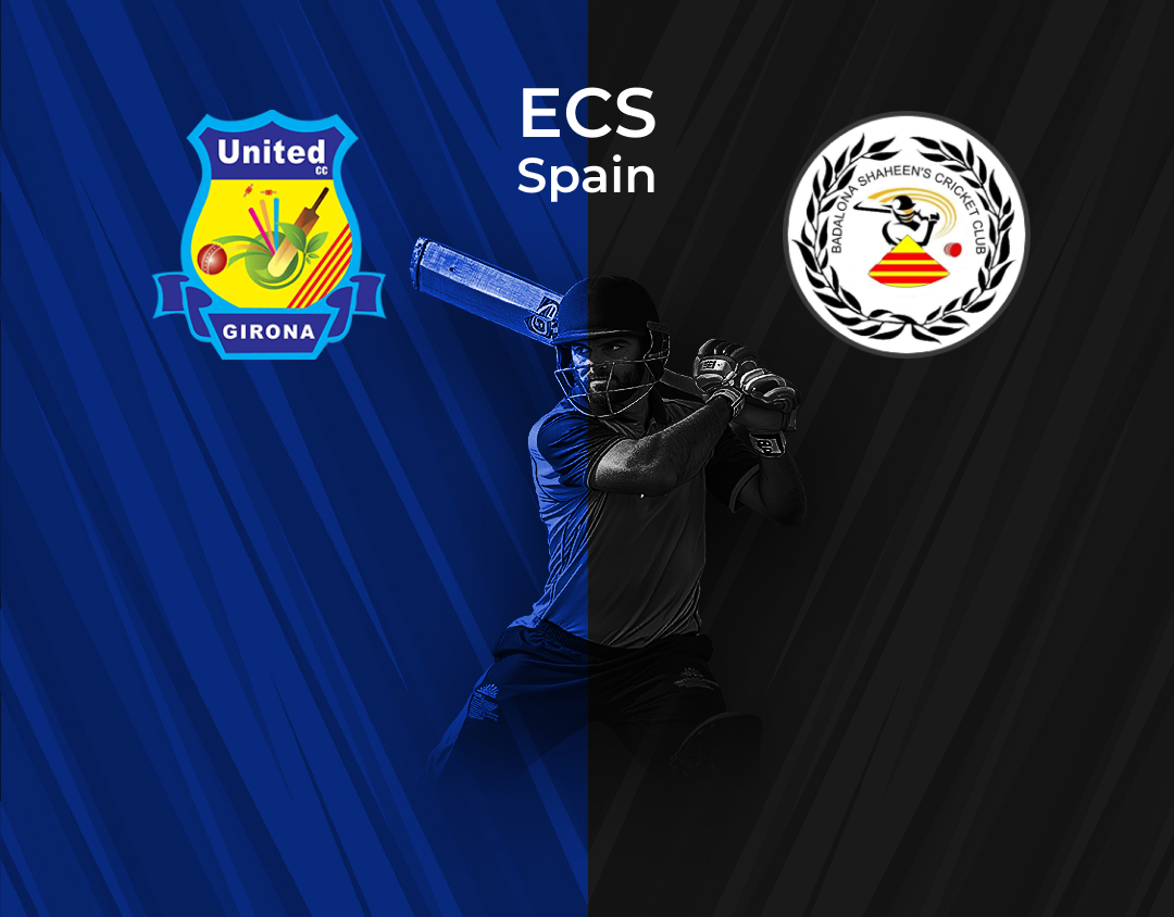 Match 37 of ecs spain, encore, 2024: united cc olot vs badalona shaheen banner