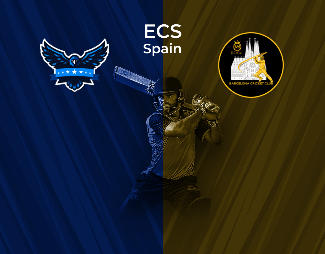 Match 43 of ecs spain, encore, 2024: hawks xi catalunya vs royal barcelona banner
