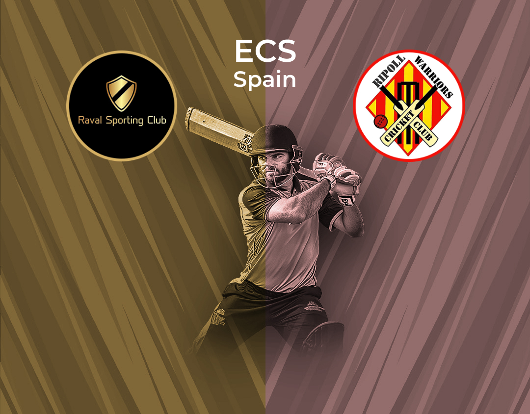 Match 48 of ecs spain, encore, 2024: raval sporting vs ripoll warriors banner