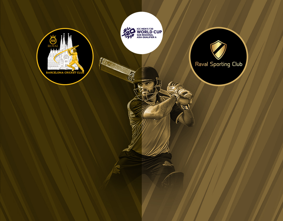 Match 63 of ecs spain, encore, 2024: royal barcelona vs raval sporting banner