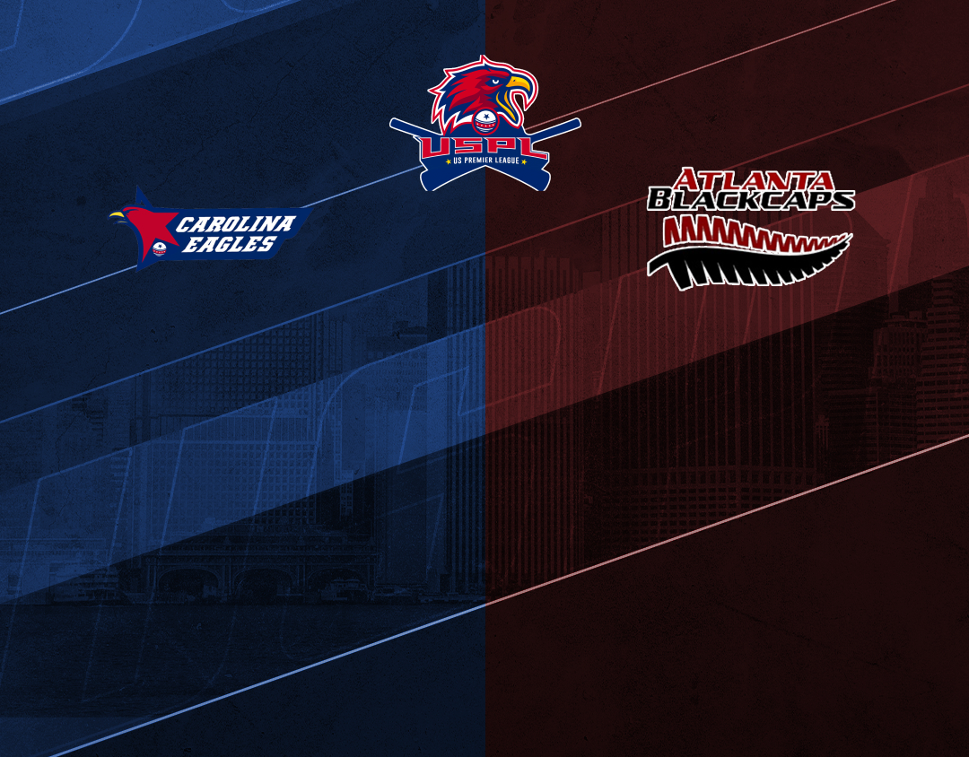 Match 8 of us premier league, 2024: carolina eagles vs atlanta blackcaps banner