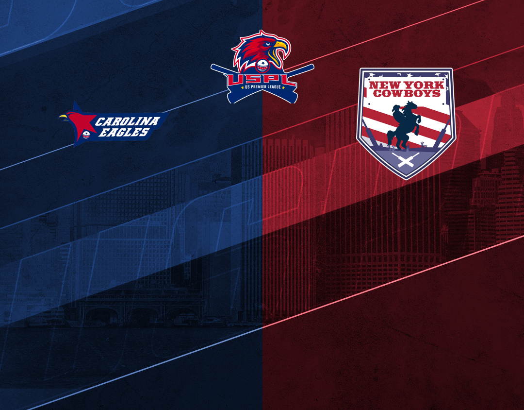 2nd semi-final of us premier league, 2024: carolina eagles vs new york cowboys banner