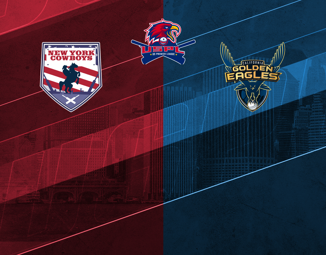 Match 15 of us premier league, 2024: new york cowboys vs california golden eagles banner