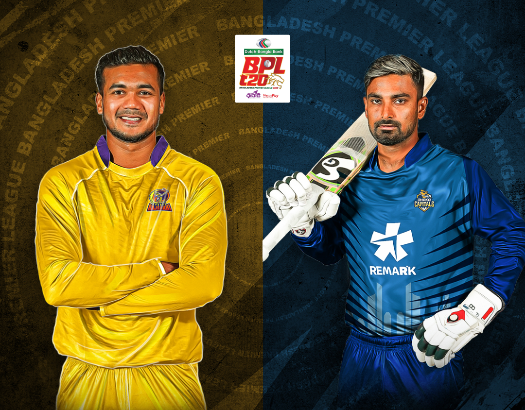 Match 5 of bangladesh premier league, 2024-25: durbar rajshahi vs dhaka capitals banner