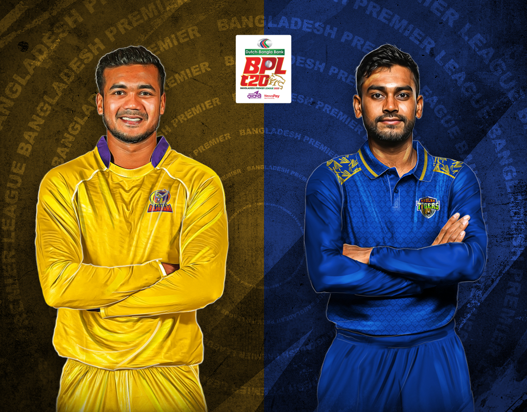 Match 26 of bangladesh premier league, 2024-25: durbar rajshahi vs khulna tigers banner