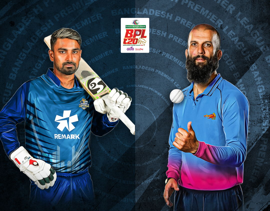 Match 29 of bangladesh premier league, 2024-25: dhaka capitals vs chittagong kings banner