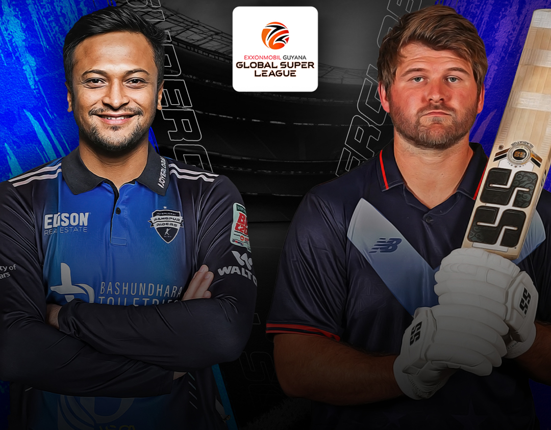 Match 5 of global super league, 2024: rangpur riders vs victoria banner