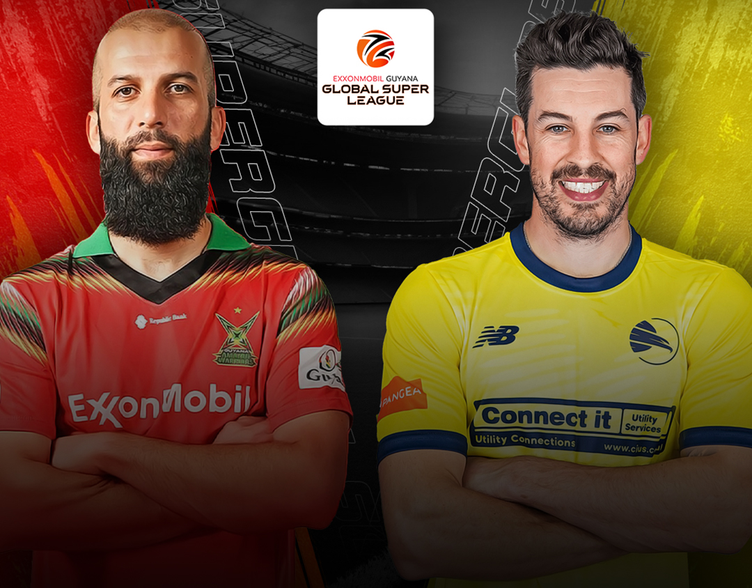 Match 6 of global super league, 2024: guyana amazon warriors vs hampshire banner