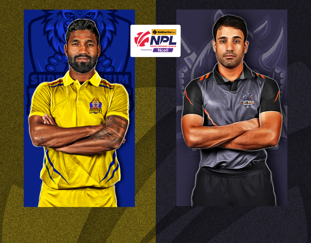 Match 15 of nepal premier league, 2024: sudurpaschim royals vs chitwan rhinos banner