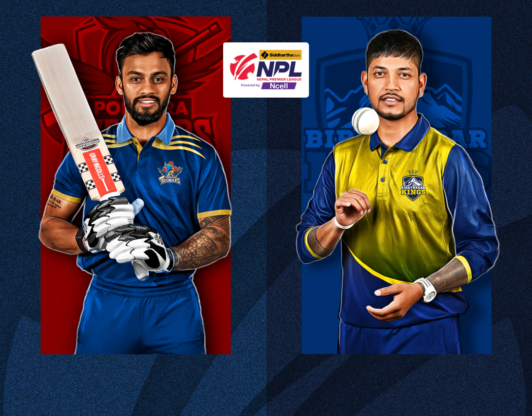 Match 20 of nepal premier league, 2024: pokhara avengers vs biratnagar kings banner