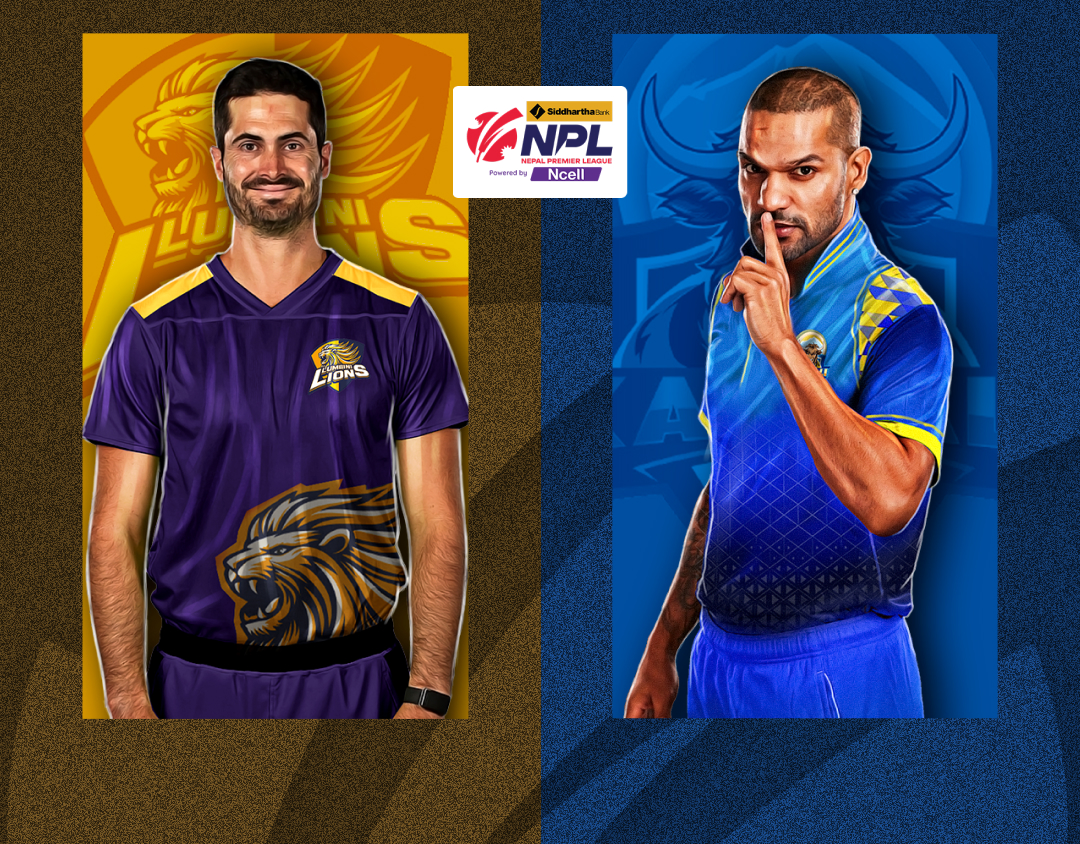 Match 22 of nepal premier league, 2024: lumbini lions vs karnali yaks banner