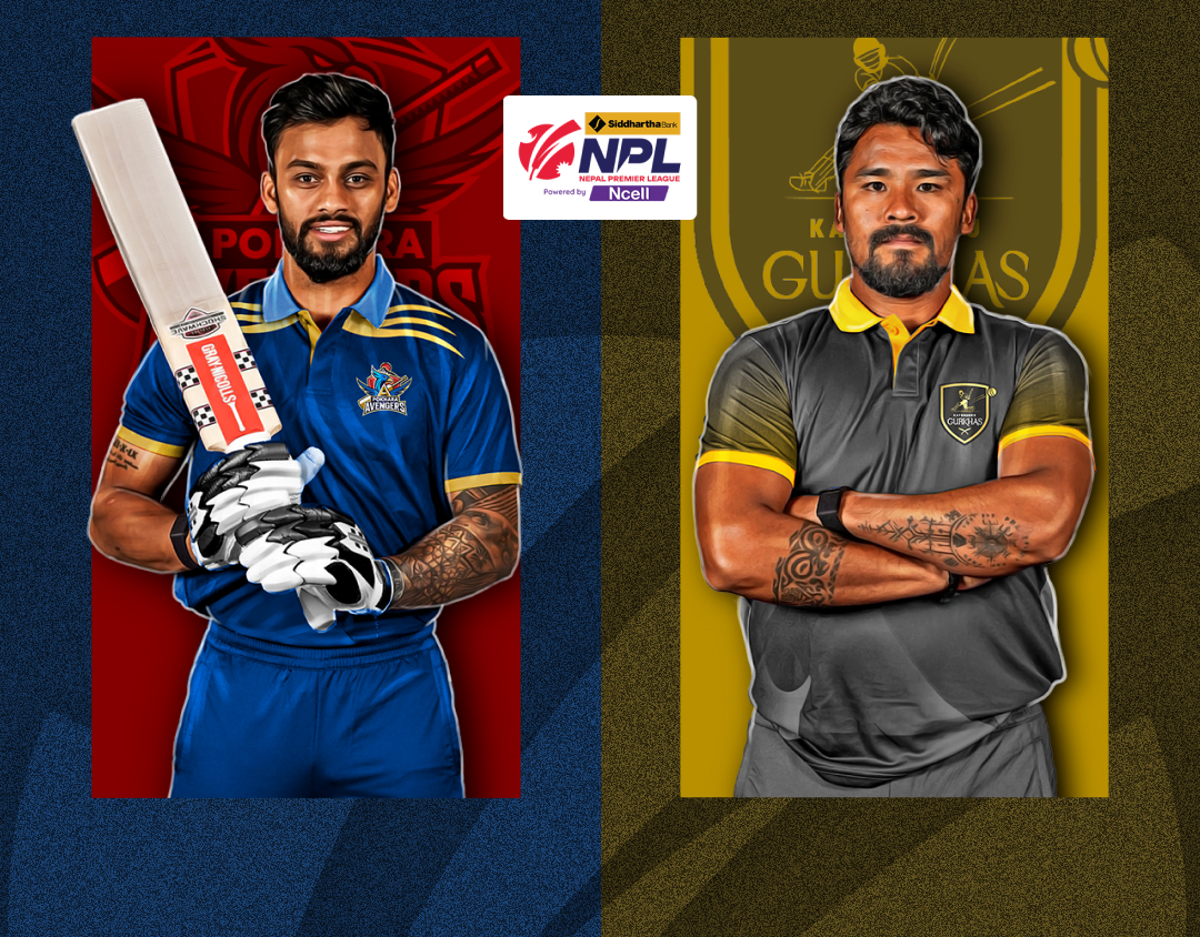Match 24 of nepal premier league, 2024: pokhara avengers vs kathmandu gurkhas banner