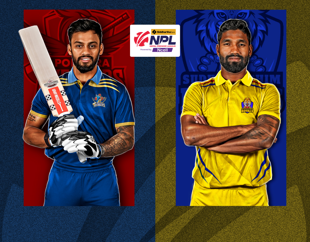 Match 27 of nepal premier league, 2024: pokhara avengers vs sudurpaschim royals banner