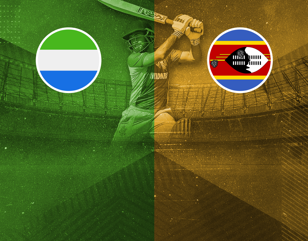 Match 14 of icc men's t20 wc africa sub regional qualifier c: sierra leone vs eswatini banner