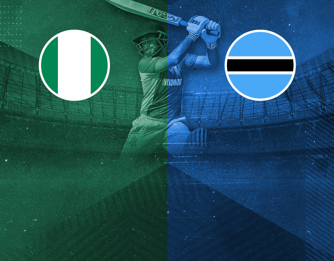 Match 15 of icc men's t20 wc africa sub regional qualifier c: nigeria vs botswana banner