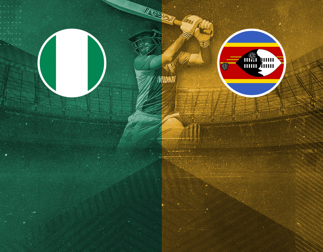 Match 8 of icc men's t20 wc africa sub regional qualifier c: nigeria vs eswatini banner