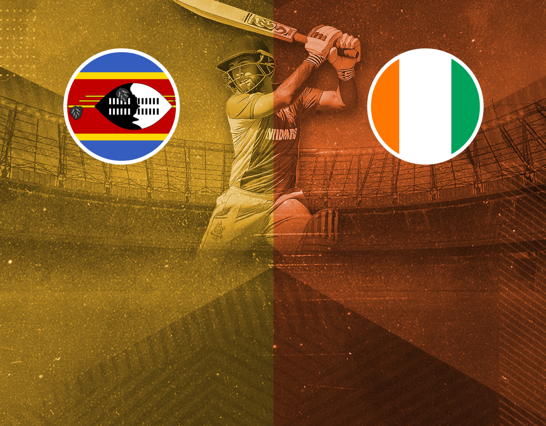 Match 12 of icc men's t20 wc africa sub regional qualifier c: eswatini vs ivory coast banner