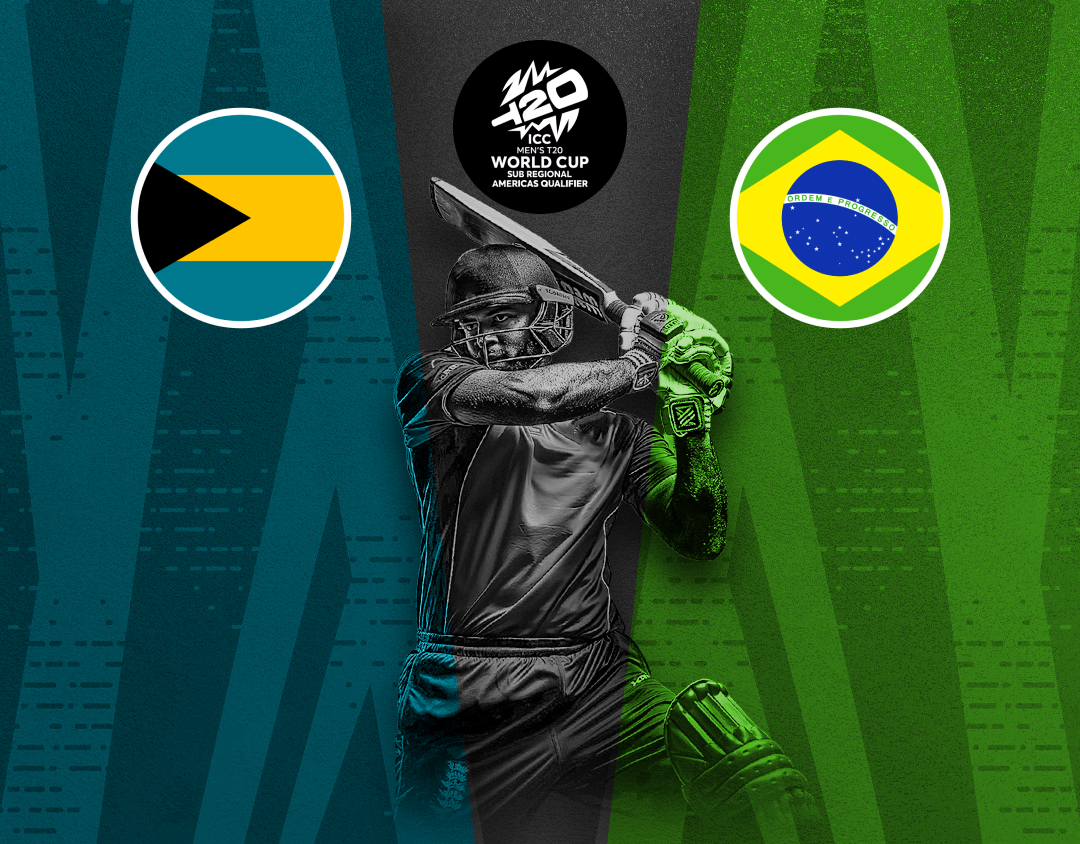 Match 3 of icc men's t20 wc sub regional americas qualifier: bahamas vs brazil banner