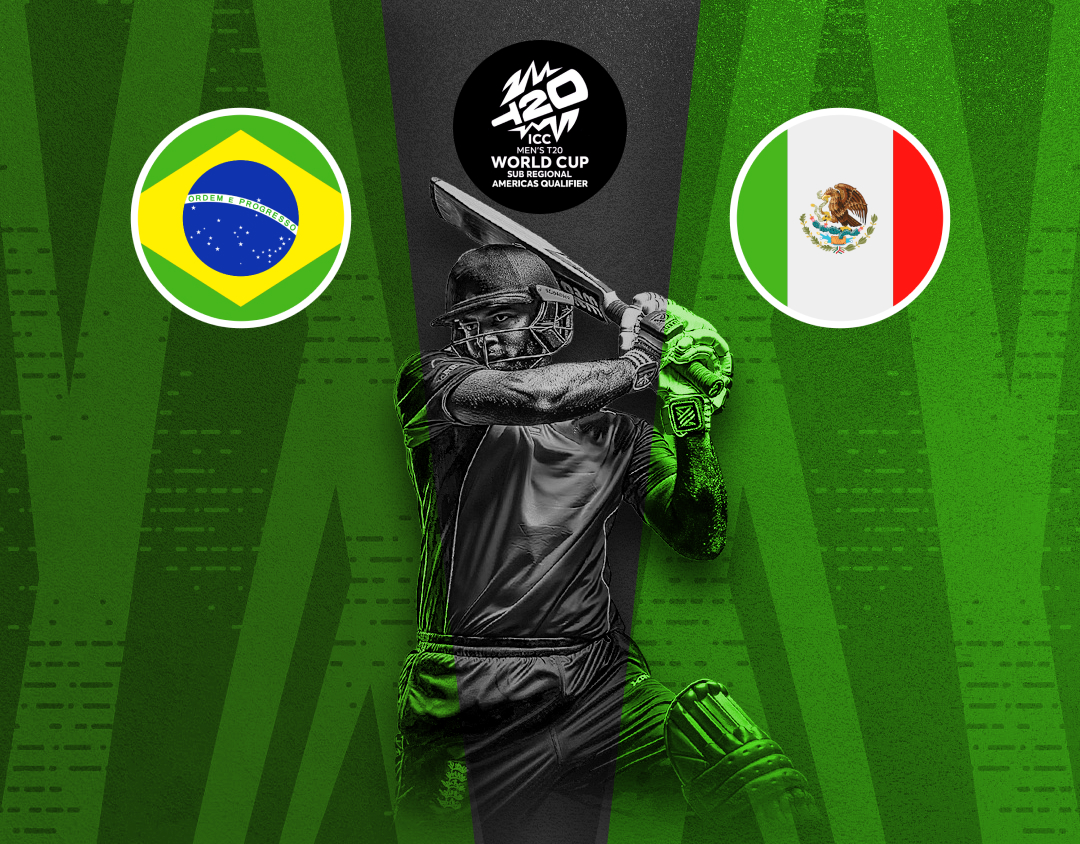 Match 5 of icc men's t20 wc sub regional americas qualifier: brazil vs mexico banner
