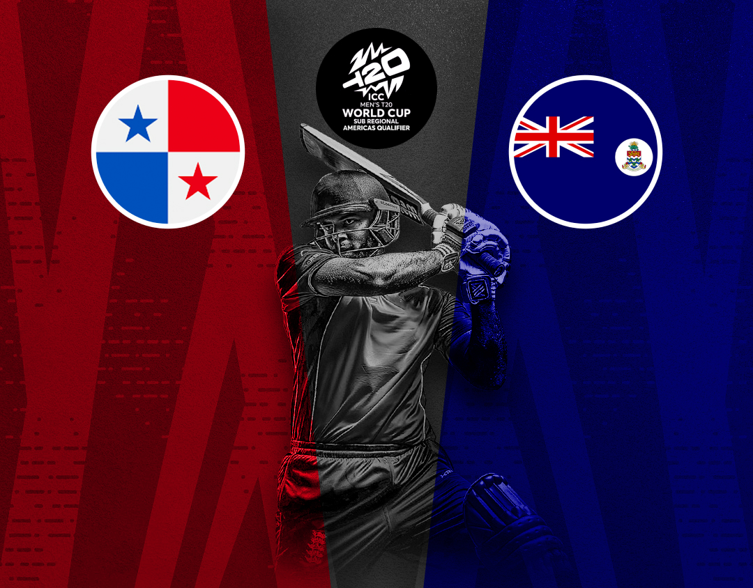 Match 8 of icc men's t20 wc sub regional americas qualifier: panama vs cayman islands banner