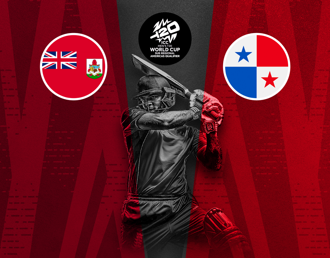 Match 9 of icc men's t20 wc sub regional americas qualifier: bermuda vs panama banner