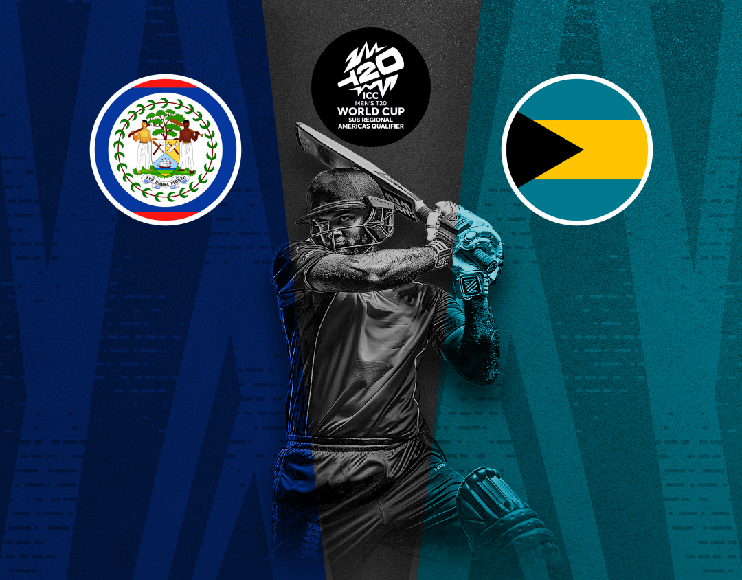 Match 14 of icc men's t20 wc sub regional americas qualifier: belize vs bahamas banner