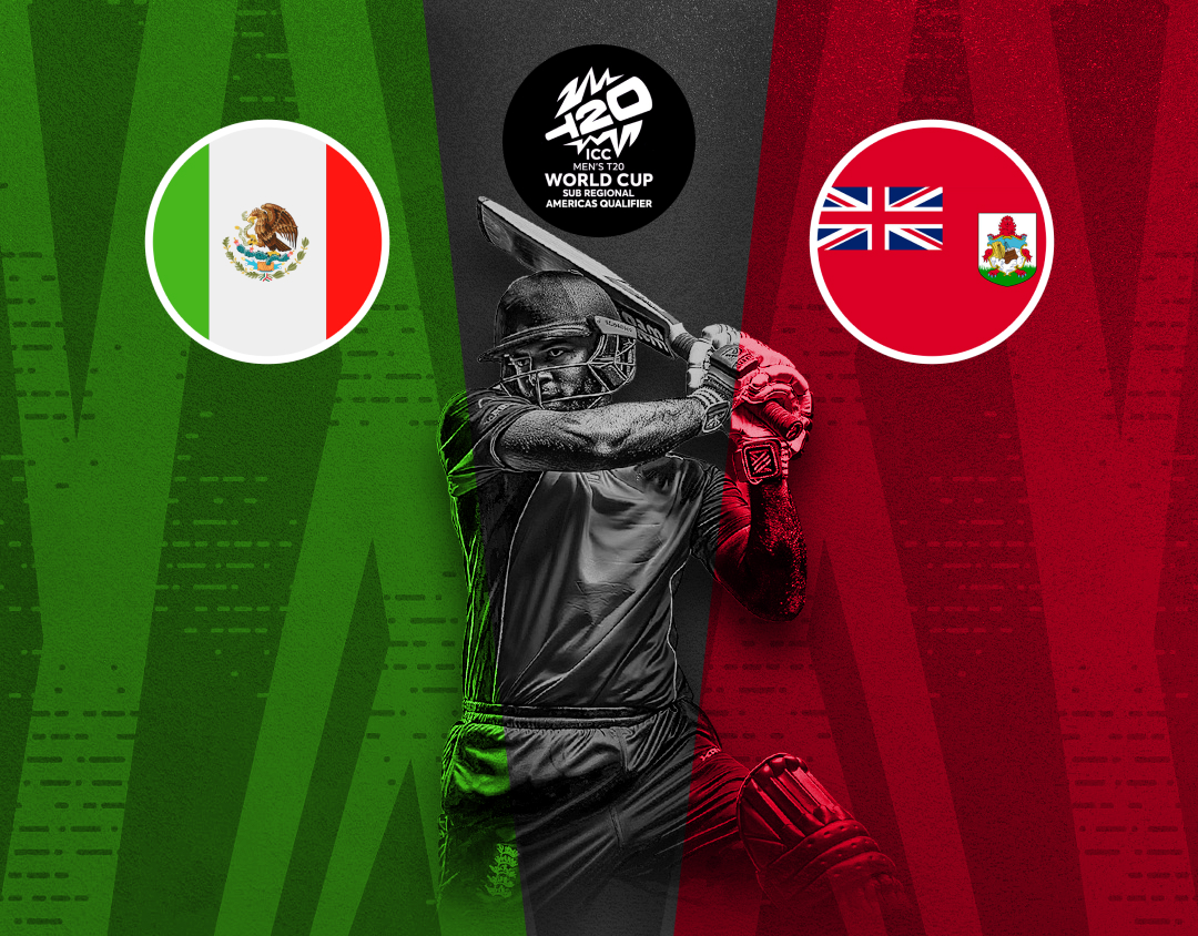 Match 15 of icc men's t20 wc sub regional americas qualifier: mexico vs bermuda banner