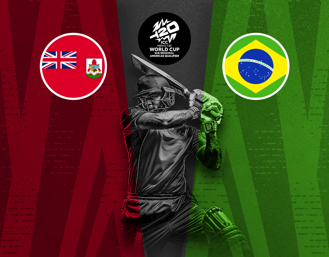 Match 19 of icc men's t20 wc sub regional americas qualifier: bermuda vs brazil banner