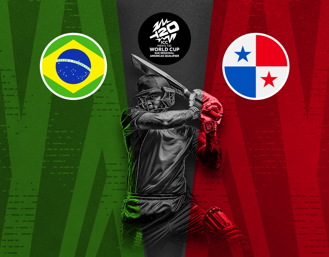 Match 21 of icc men's t20 wc sub regional americas qualifier: brazil vs panama banner