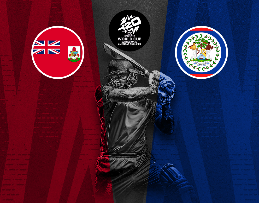 Match 24 of icc men's t20 wc sub regional americas qualifier: bermuda vs belize banner