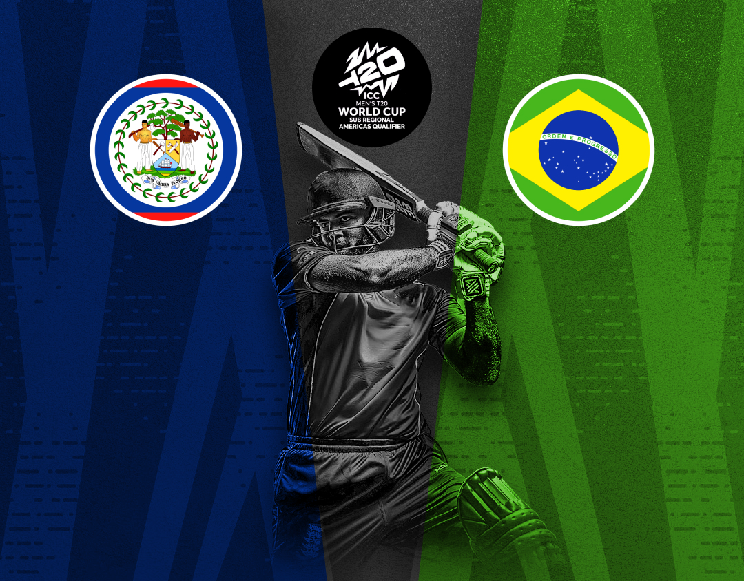 Match 29 of icc men's t20 wc sub regional americas qualifier: belize vs brazil banner