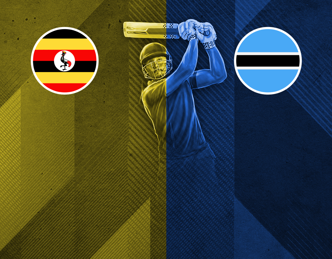 Match 1 of africa t20i continent cup, 2024: uganda vs botswana banner