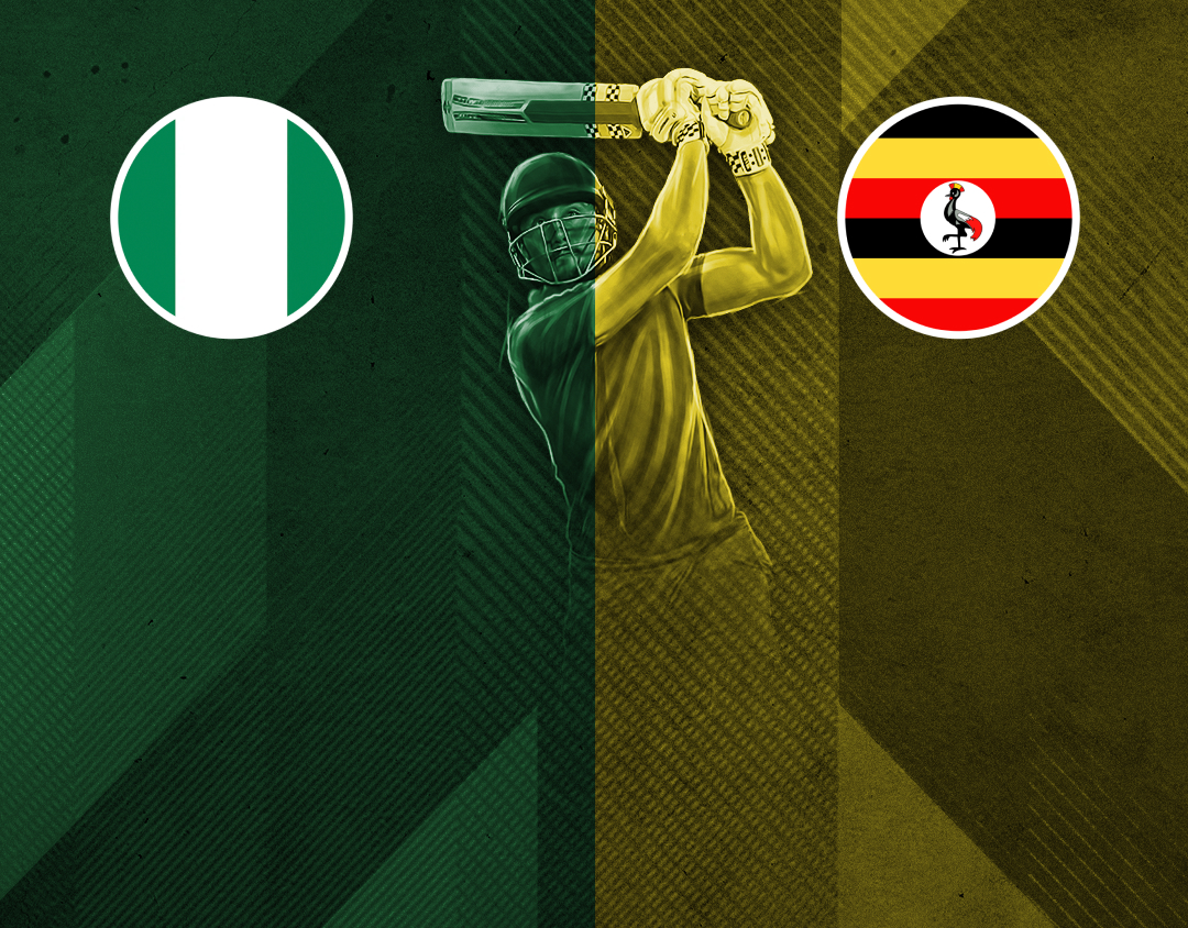 Match 6 of africa t20i continent cup, 2024: nigeria vs uganda banner