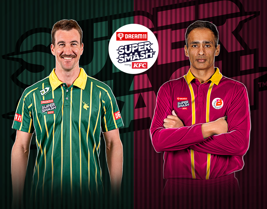 Match 8 of dream11 super smash, 2024-25: central stags vs northern districts banner