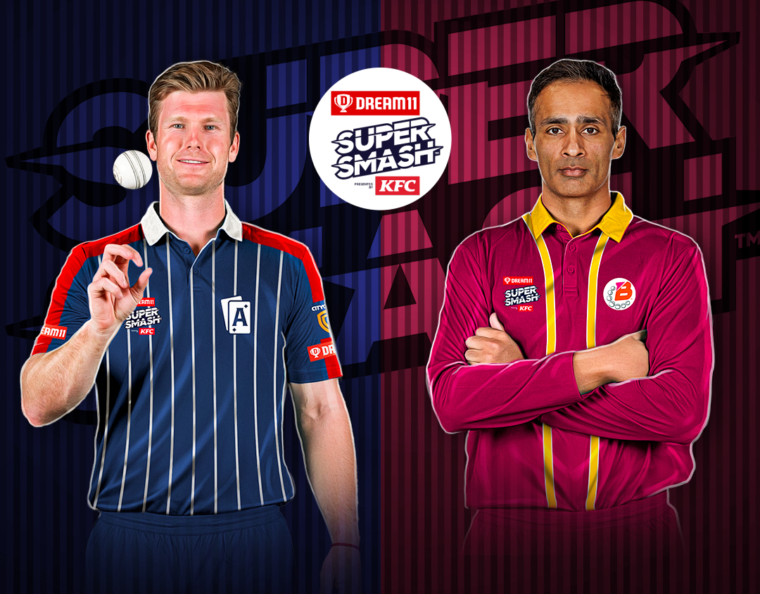 Match 13 of dream11 super smash, 2024-25: auckland aces vs northern districts banner