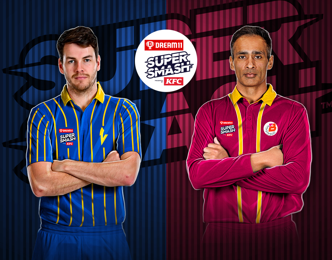 Match 16 of dream11 super smash, 2024-25: otago volts vs northern districts banner