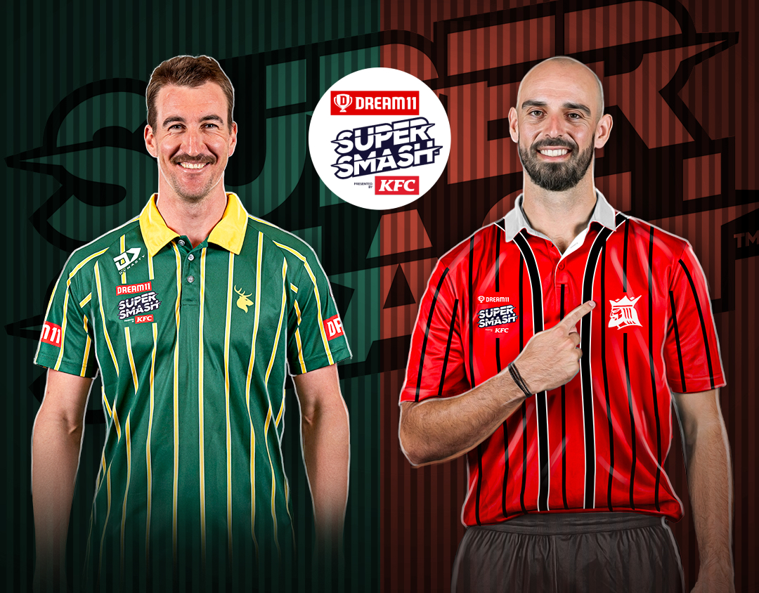Final of dream11 super smash, 2024-25: central stags vs canterbury banner