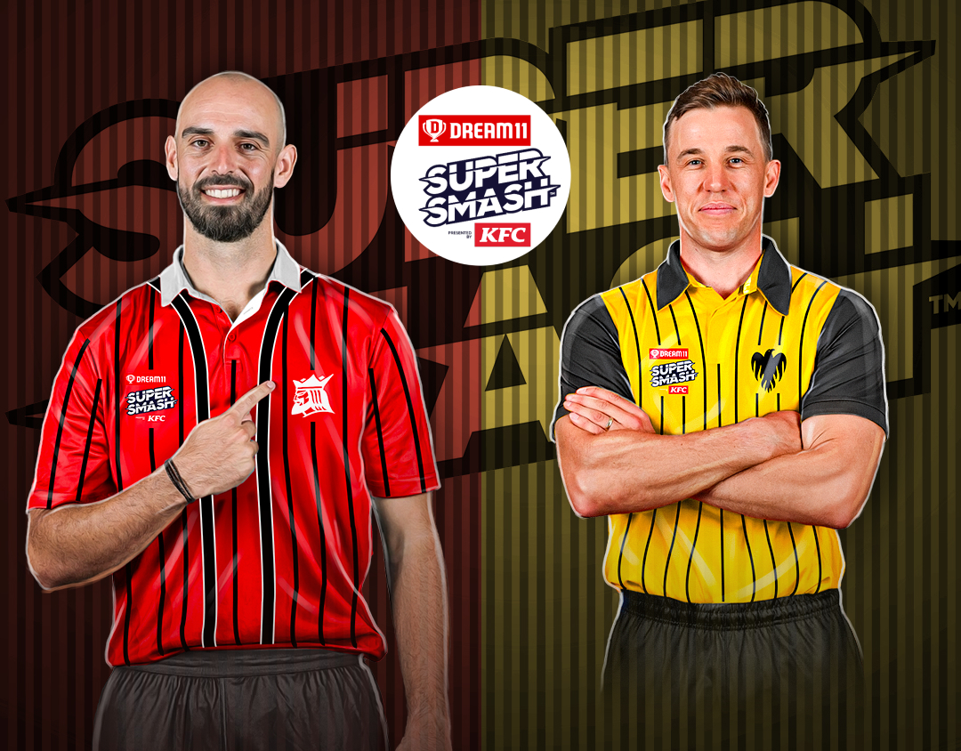 Match 24 of dream11 super smash, 2024-25: canterbury vs wellington firebirds banner