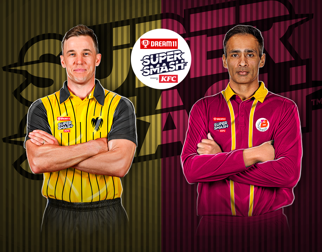 Match 30 of dream11 super smash, 2024-25: wellington firebirds vs northern districts banner