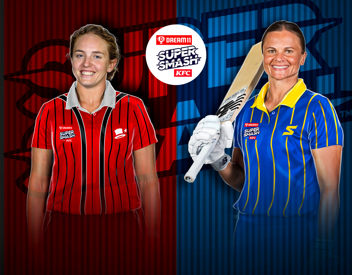Match 9 of dream11 women's super smash, 2024-25: canterbury magicians vs otago sparks banner