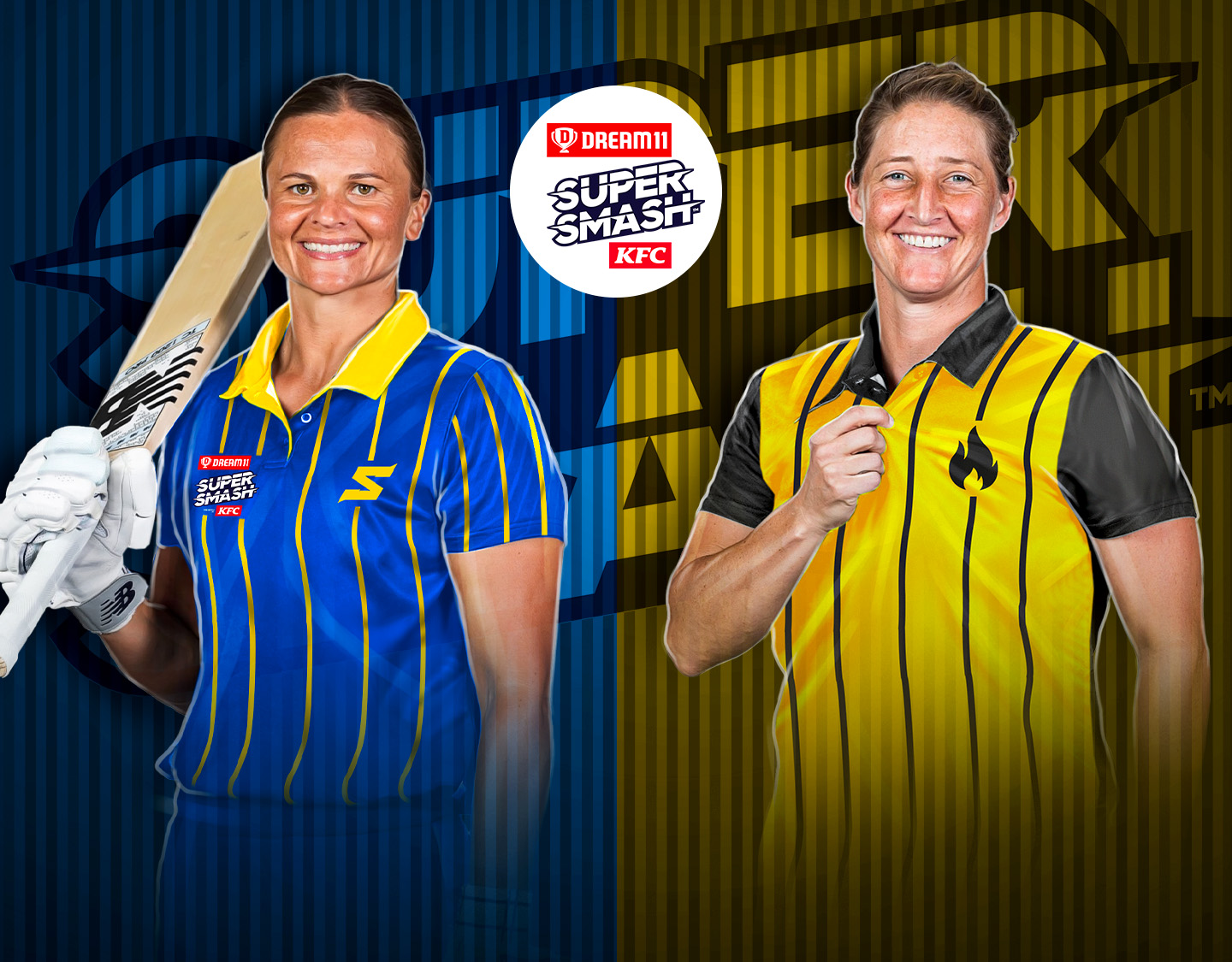 Final of dream11 women's super smash, 2024-25: otago sparks vs wellington blaze banner