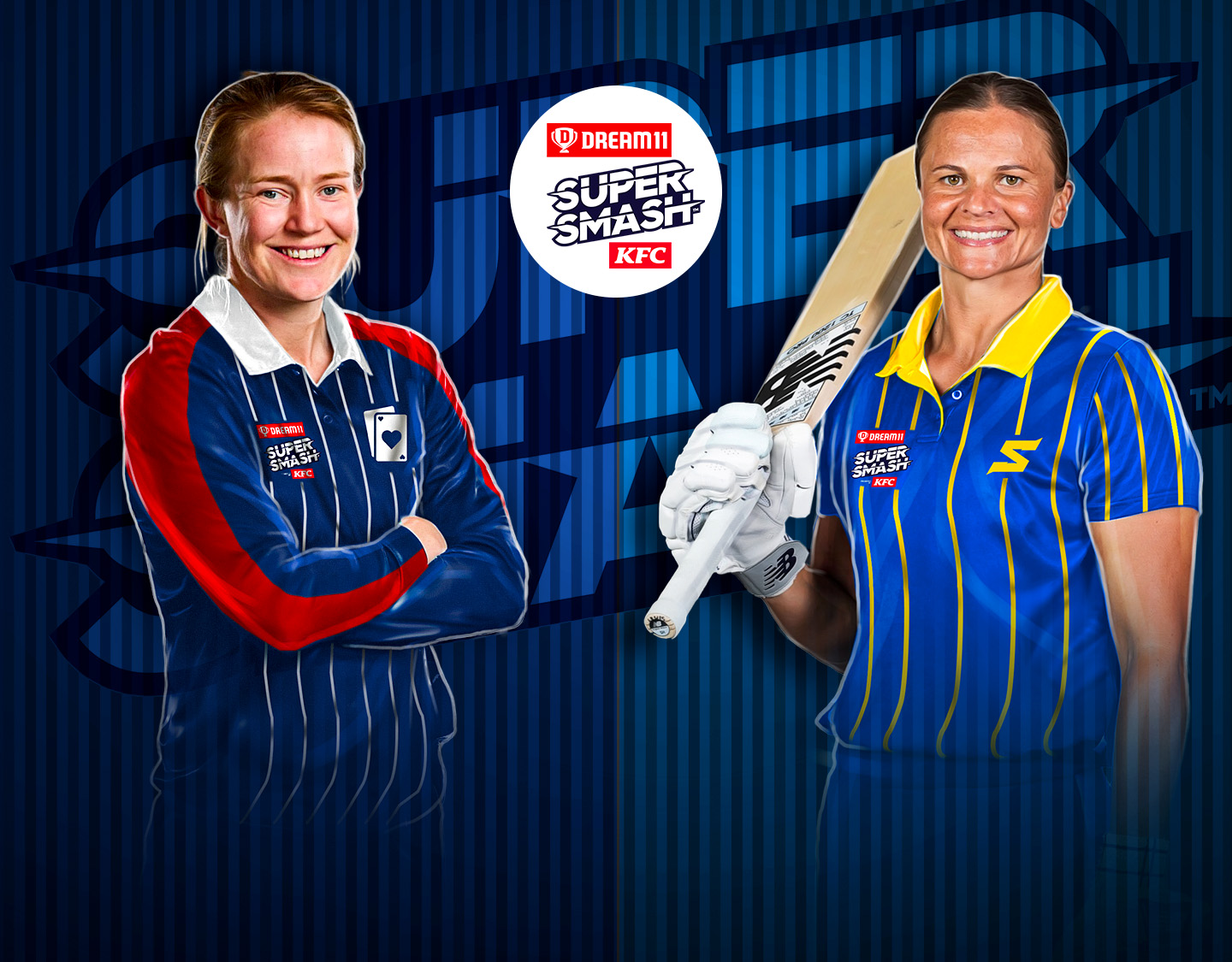 Match 23 of dream11 women's super smash, 2024-25: auckland hearts vs otago sparks banner