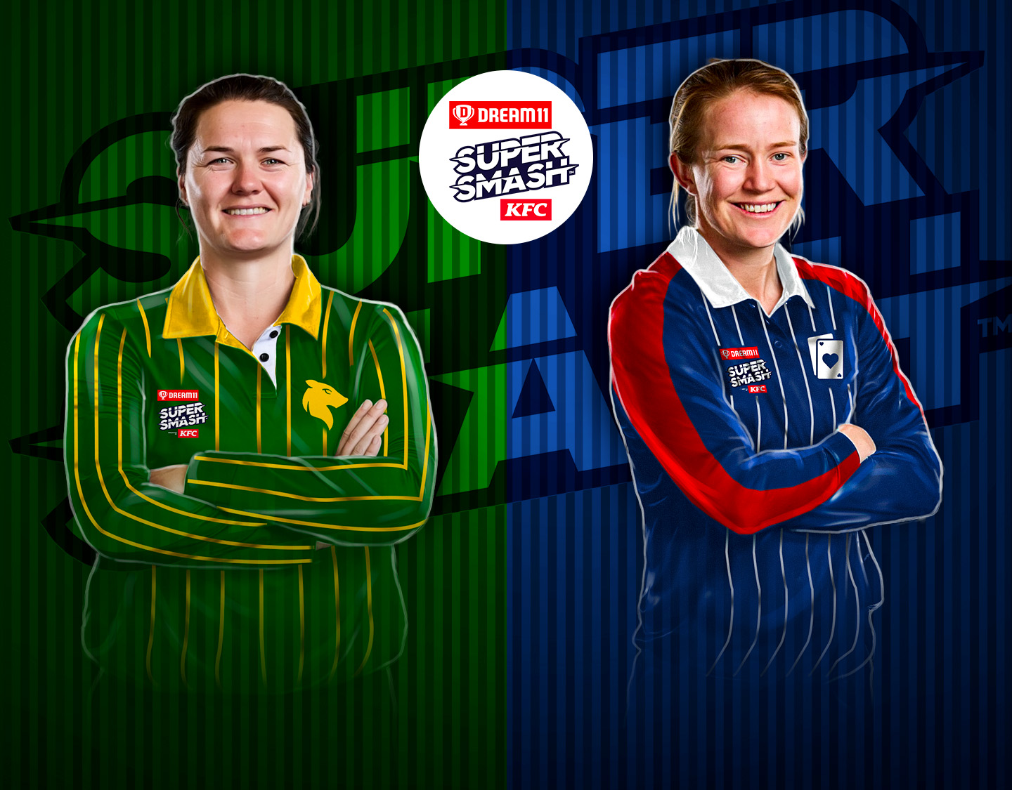 Match 29 of dream11 women's super smash, 2024-25: central hinds vs auckland hearts banner